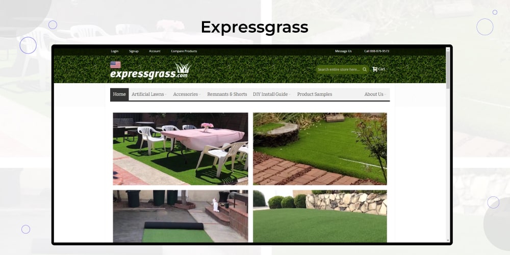 The growth of Expressgrass