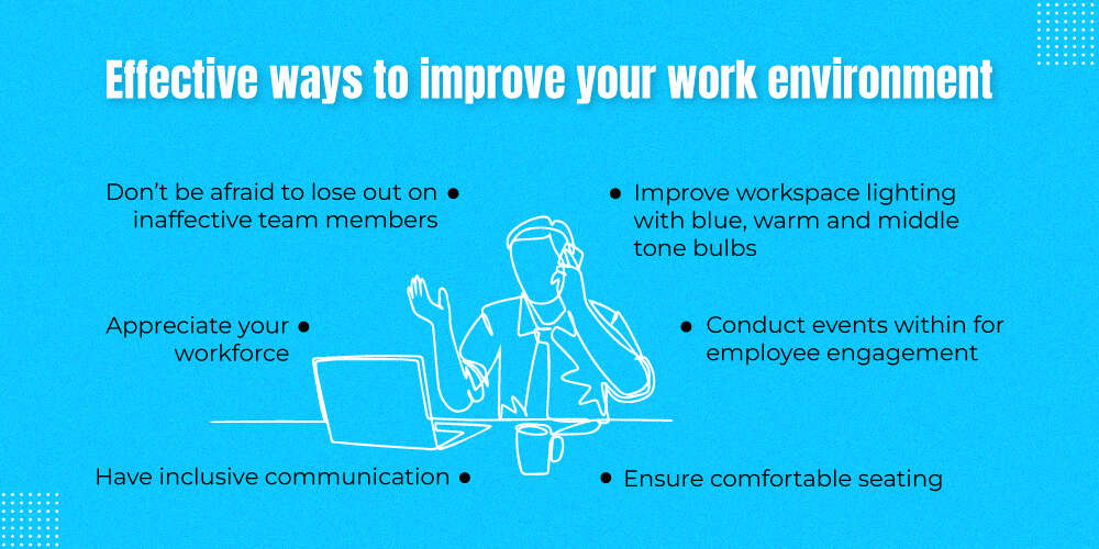 Effective ways for work environment improvement