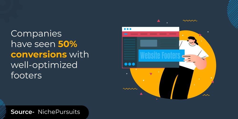 Footer conversion rate 